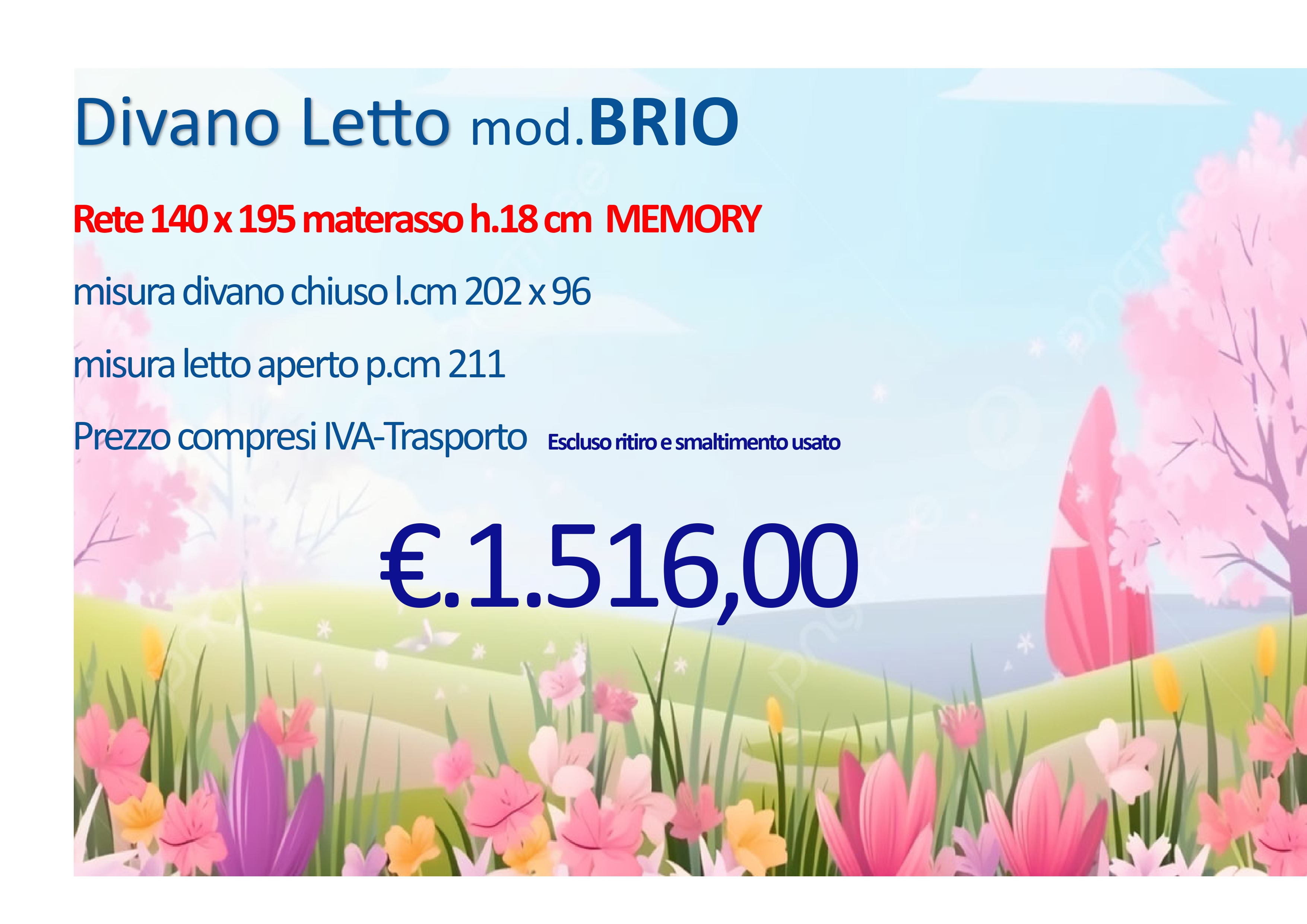 Divano Letto BRIO